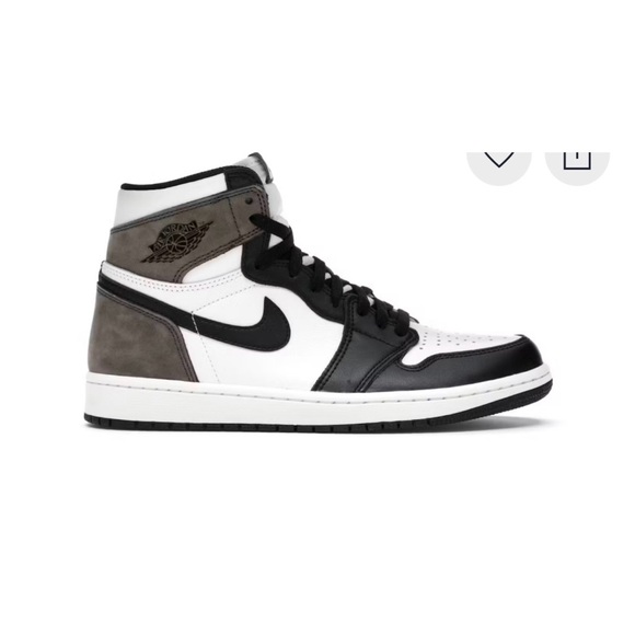 Nike High-Top Sneakers - Black White and Gray